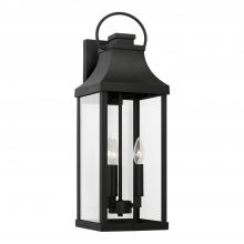  946431BK - 3 Light Outdoor Wall Lantern