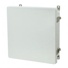 Allied Moulded Products AM1224L - 12x12x4 ENCLOSURE SNAP LATCH HNG CVR