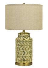  BO-2885TB-2 - Barletta Ceramic Table Lamp With Hardback Fabric Shade (Sold And Priced As Pairs)