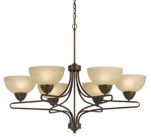  FX-3529/6 - 60W X 6 Romano 6 Light Chandelier