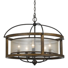  FX-3536/5 - 60W X 5 Round Chandelier