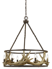  FX-3618-6 - 60W X 6 Antler Chandelier