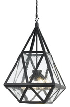  FX-3651-4 - 60W X 4 Townsendglass Chandelier (Edison Bulbs Not included)