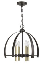  FX-3713-4 - Utica Metal Chandelier