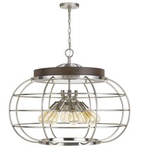  FX-3719-8 - Liberty Metal Chandelier (Edison Bulbs Not included)