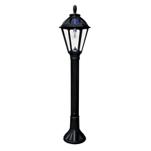  178000 - Polaris Bollard Solar Light with GS Solar LED Light Bulb - Black Finish