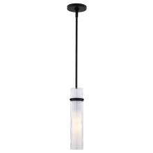  P0419 - Vilo 4.5-in. W 1 Light Mini Pendant Matte Black