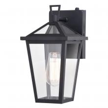  T0715 - Derby 6-in Outdoor Wall Light Matte Black