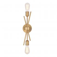  W0420 - Estelle 16.75-in. Wall Light Natural Brass