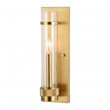  W0425 - Bari 14-in.H Wall Light Satin Brass