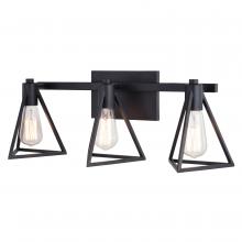  W0445 - Ravenna 3 Light Vanity Matte Black