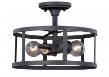  C0186 - Akron 12-in Semi-Flush Mount Oil Rubbed Bronze