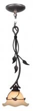  PD38807OL - Vine 7.5-in Mini Pendant Oil Shale