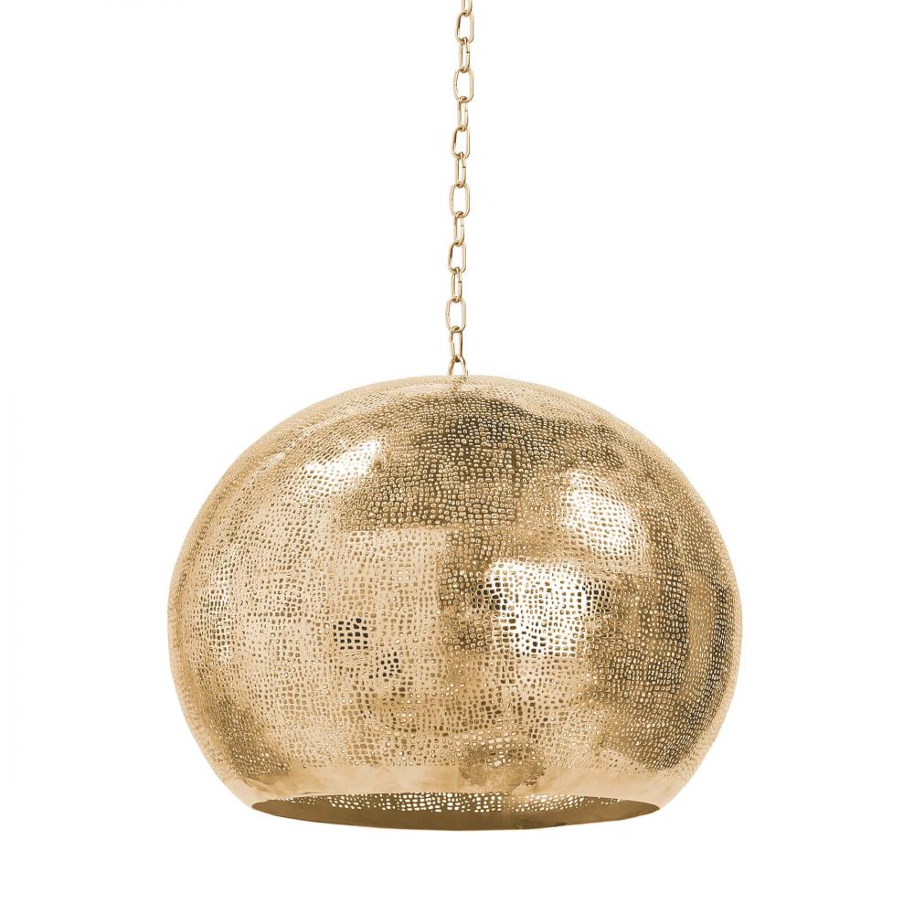 Regina Andrew Pierced Metal Sphere Pendant - Thumbnail 2