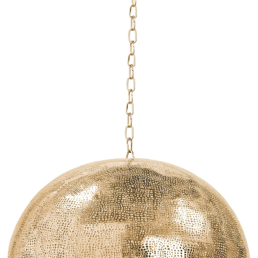 Regina Andrew Pierced Metal Sphere Pendant - Thumbnail 3