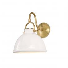  15-1124WT - Regina Andrew Eloise Ceramic Sconce (White)