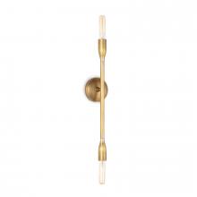  15-1224NB - Regina Andrew Cobra Sconce (Natural Brass)