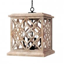  16-1364NAT - Coastal Living Chatham Wood Lantern (Natural)