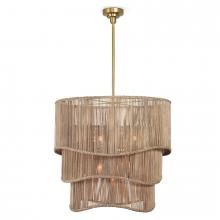  16-1402NAT - Regina Andrew Nimes Chandelier (Natural)