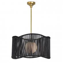  16-1403BLK - Regina Andrew Nimes Drum Pendant (Black)