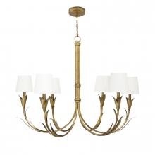  16-1416GLD - Regina Andrew River Reed Chandelier Small (Antiq