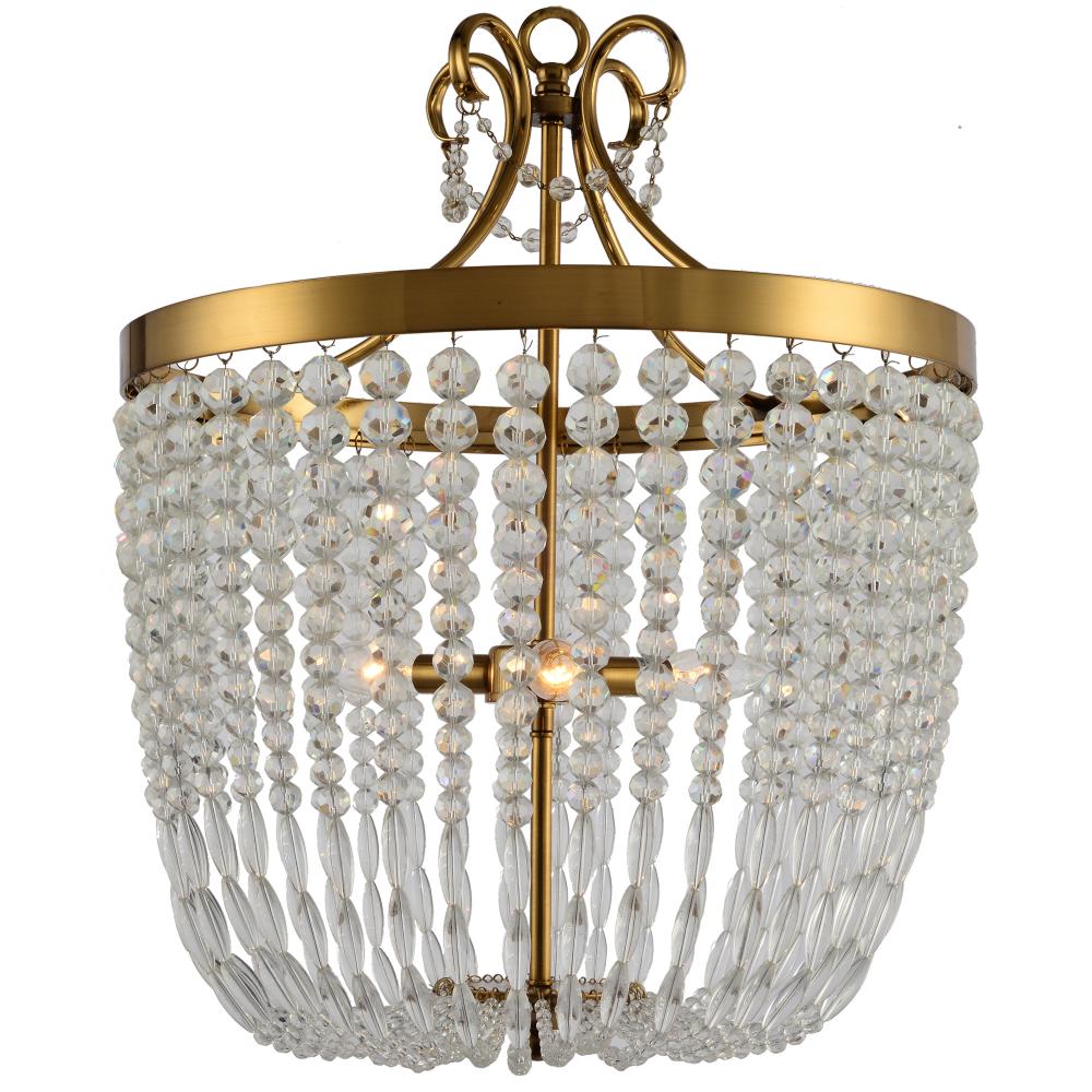 Darcia large Chandelier w/ Crystal beads