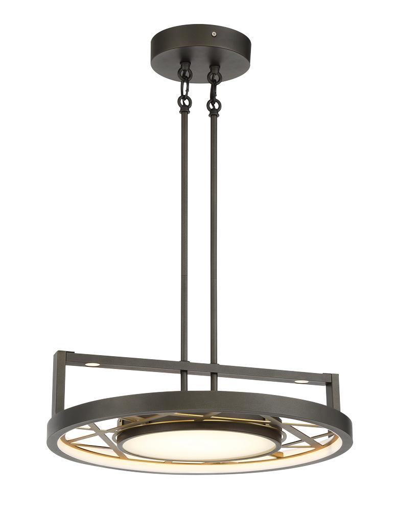 Tribeca - LED Light Semi Flush/Pendant, A Robin Baron Design