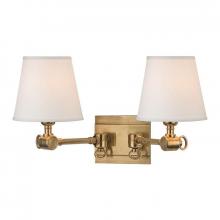 Hudson Valley 6232-AGB - 2 LIGHT WALL SCONCE