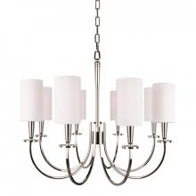  8028-PN - 8 LIGHT CHANDELIER