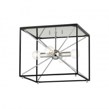  8910-PN/BK - 4 LIGHT CHANDELIER