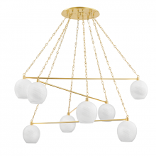  9155-AGB - 8 LIGHT CHANDELIER