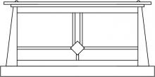  ABC-15WO-RC - 15" Aberdeen column mount