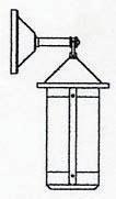  BB-7LRM-BZ - 7" berkeley long body wall mount