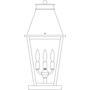  CRC-10RM-BK - 10" croydon column mount