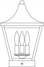  NAC-10CS-S - 10" Nantes column mount