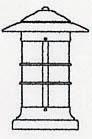 Arroyo Craftsman NC-9LOF-RB - 9" newport long body column mount