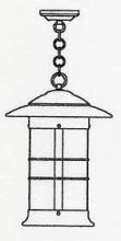 Arroyo Craftsman NH-14LWO-S - 14" newport long body pendant