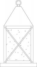  NOC-8AM-MB - 8" nottingham column mount