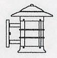 Arroyo Craftsman NS-9RM-BK - 9" newport sconce