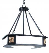  SCCH-21CS-BK - 21" saint clair inverted chandelier