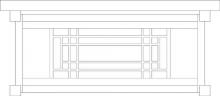  SDCM-13CS-RB - 13" scottsdale ceiling mount