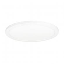  CM408RA-12R-120V-SW3-WH - JESCO Flush Mount LED 12" Round Slim Trim 22W 3CCT 90CRI WH