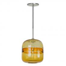  PD407-AM/BN - 1-Light Line Voltage Pendant & Canopy