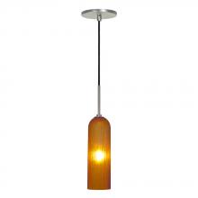  PD411-AM/BN - 1-Light Line Voltage Pendant & Canopy