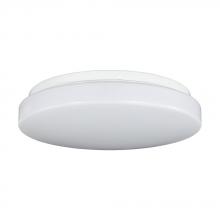  RE-GEO-FM-93011-2790-WH - JESCO 11-inch Round Drum LED Acrylic Surface Mount 2700K