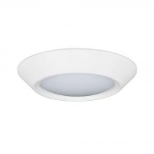  RE-GEO-FM-99204-3580-WH - JESCO 1-light 4" LED disk Light - Mutli-Groove Design 3500K