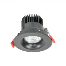  RLF-35312-SW5-BK - JESCO Downlight LED 3.5" Round Regressed Gimbal Recessed 12W 5CCT 90CRI BK