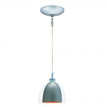  KIT-QAP215-CHOR-A - One Light Nickel Down Mini Pendant