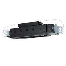  MGP20-4SB - 4-Light Double Gimbal Linear Recessed Line Voltage Fixture.