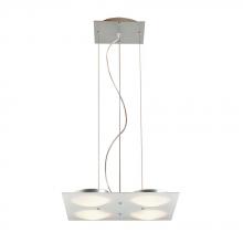  PD617-4S - 4-Light Square Adjustable Pendant LUMIDISQUE - Series 617.